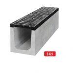 Malmrestiga betoonist renn B125 I 1000x200x250 mm