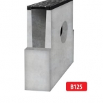 Malmrestiga betoonist kaev/liivapüüdur B125 I 500x150x500 mm I H25