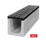 Malmrestiga betoonist renn B125 I 1000x200x250 mm