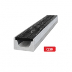 Malmrestiga betoonist renn C250 I 1000x145x90 mm