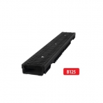 Malmrestiga plastik renn B125 I 1000x130x55 mm