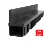 Kõrge pilurestiga plastik renn A15-C250 I 1000x130x105 mm