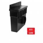 Madala pilurestiga plastik kaev/liivapüüdur A15-C250 I 330x130x280 mm I H105