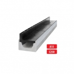 Madala pilurestiga betoonist renn-kanal A15, C250 I 1000x145x90 mm