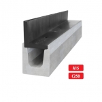 Kõrge pilurestiga betoonist renn-kanal A15, C250 I 1000x145x160 mm