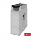 Plastrestiga betoonist kaev/liivapüüdur B125 I 333x145x450 mm I H9