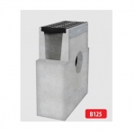 Plastrestiga betoonist kaev/liivapüüdur B125 I 333x145x450 mm I H16