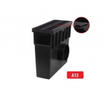 Plastikrestiga plastik kaev/liivapüüdur A15 I 330x130x280 mm I H105