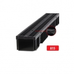 Plastrestiga plastik renn A15 I 1000x130x105 mm