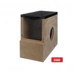 Malmrestiga polümeerbetoonist kaev/liivapüüdur D400 I 500x250x450 mm