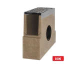 Malmrestiga polümeerbetoonist kaev/liivapüüdur E600 I 500x210x500 mm I H27