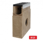 Malmrestiga polümeerbetoonist kaev/liivapüüdur B125 I 333x130x400 mm I H13