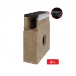 Plastrestiga polümeerbetoonist kaev/liivapüüdur A15 I 333x130x400 mm I H13