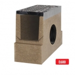 Malmrestiga polümeerbetoonist kaev/liivapüüdur E600 I 500x260x600 I H32