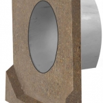 Polümeerbetoonist otsatükk ø75 mm äravooluga I vasak I 125x100 mm