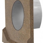 Polümeerbetoonist otsatükk ø110 mm äravooluga I vasak I 200x170 mm