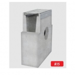 Tsinkrestiga betoonist kaev/liivapüüdur A15 I 333x145x450 mm I H16