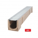 Tsinkrestiga polümeerbetoonist renn A15 I 1000x125x150 mm