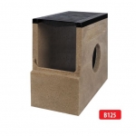 Malmrestiga polümeerbetoonist kaev/liivapüüdur B125 I 500x200x450 mm