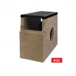 Malmrestiga polümeerbetoonist kaev/liivapüüdur B125 I 500x200x450 mm